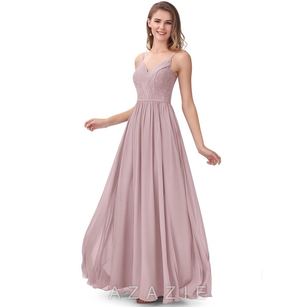 NWT Azazie Leanne Dress - Vintage Mauve - Size A14
